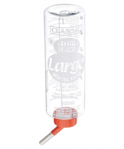Classic Deluxe Crystal Water Drinker Bottle Large 600ml